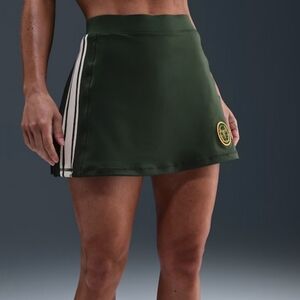 NEW! Nike Pro Dark Green Athletic Skirt with Logo Sz Large NWT